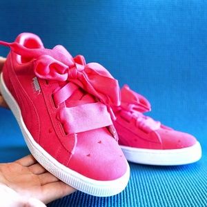 puma suede heart valentine jr